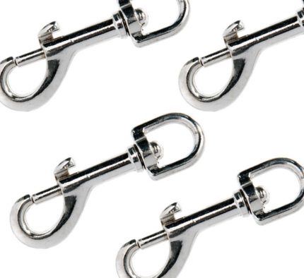 Bulk Pack 10 X Snap Hook Swivel Clip – 12mm X 75mm – Albatross Wholesale